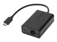 Targus Multiplexer Adapter - Usb-Adapter - Usb, Power Dc Jack (Hunn) Til 24 Pin Usb-C (Hann) - Usb Power Delivery (60W) - Svart - Europa - For Targus Universal Dv, Universal Usb 3.0 Dv4k Docking Station With Power