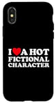 Coque pour iPhone X/XS Love A Hot Fiction Character Funny Book Movie Game Fandom