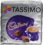 Tassimo Cadbury Hot Chocolate Pods, Pack of 8