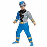 Disguise Power Rangers Blue Ranger Dino Fury Toddler Muscle Costume 115929