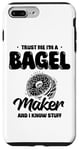 Coque pour iPhone 7 Plus/8 Plus Croyez-moi, je fabrique des bagels et je sais tout