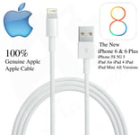 GENUINE Apple Sync Charger USB Data Cable 2m For iPad  iPhone 14/13/12/11/XR/X/7