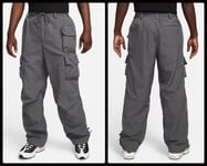 Men’s M Medium ~ Nike Sportswear Tech Pack Woven Cargo Pants ~ FQ3868-068 Grey