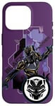 Coque pour iPhone 16 Pro Costume technique Marvel Black Panther Wakanda et masque de panthère