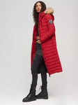 Superdry Fuji Hooded Longline Puffer Coat