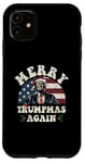 Coque pour iPhone 11 Joyeux Noël de Trump : encore un jeu de mots drôle