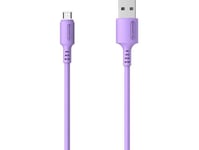 Somostel Usb Cable Pro-Link Microusb 3A Cable 1.2M Silicone Violet Safe Shopping With Home Delivery