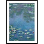 Poster Gallerix Water Lilies By Claude Monet