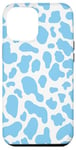 iPhone 12 Pro Max blue cow print pattren - flower blue Cow Pattern man women Case