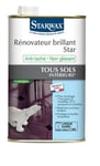 Rénovateur brillant longue durée carrelage PVC parquet STAR 1L STARWAX