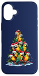 Coque pour iPhone 16 Plus Parrot Christmas Tree Funny Polly Holiday