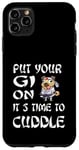 Coque pour iPhone 11 Pro Max Mettez votre Gi On It's Time To Cuddle - Chien Carlin