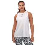 adidas Womens Berlin Marathon Run It 3-Stripes Tank Top - White / Small