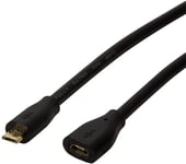 LogiLink C?ble de rallonge micro USB 2.0, 1,5 m, noir