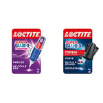 Loctite Super Glue-3 Creative, colle instantanée sous forme de stylo, colle universelle de 3 g & Super Glue-3 Pinceau, colle forte facile à utiliser avec son pinceau applicateur, flacon de colle 5 g