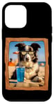 Coque pour iPhone 12 mini Chill Canine Beach Vibes