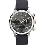 Montre Homme TIMEX MARLIN TW2W51500 Chrono Cuir Noir