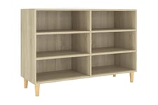 Skänk sonoma-ek 103,5x35x70 cm spånskiva - Ek Sideboard & skänk Brun Trä