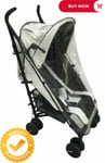 CUGGL UNIVERSAL TRANSPARENT WATERPROFF RAINCOVER FOR PRAM/PUSHCHAIR HIGH QUALITY