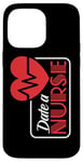 Coque pour iPhone 14 Pro Max Infirmière Heartbeat Medical Professional Fun Date a Nurse