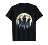 3 Rats Howling At The Moon Wolf Animal T-Shirt