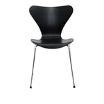 Fritz Hansen - Sjuan 3107 Ask Black - Ruokapöydän tuolit - designer_arne_jacobsen - Musta - Puu