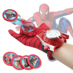 Hulk/Captain America/Iron Man/Batman/Spider-Man Handske Web Shooter Launcher Leksaker för Barn Present  Spider-Man[HK]