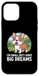 iPhone 12 mini I'm Small But I Have Big Dreams Cute French Bulldog Case