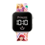 Disney Princess Montre Rose Numérique LED avec Un Bracelet en Silicone pour Filles PN4598