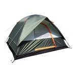 Nologo CKQ-KQ Tente de camping en plein air 3-4 personnes double imperméable à la pluie automatique tente rapide