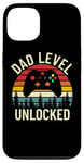 iPhone 13 cute vintage dad level unlocked funny gamer new daddy father Case