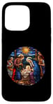 Coque pour iPhone 15 Pro Max True Story Crèche de Noël Jésus Chrétien Hommes Femmes Enfants