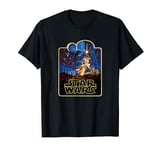 Star Wars A New Hope Luke & Leia Vintage Poster T-Shirt