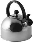 VIA MONDO 2L STAINLESS STEEL WHISTLING KETTLE Camping Caravan Motorhome