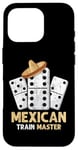 iPhone 16 Pro Mexican Train Master Domino Player Dominoes Lover Game Mens Case