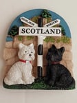 SCOTLAND HIGHLAND BORDERS SCOTTISH TERRIERS Magnet Fridge Novelty Souvenir