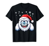 Funny Xmas Abominable Snowman Bigfoot Retro Christmas Boy T-Shirt