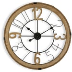 Flatgap Horloge Murale pour la Cuisine, le Salon, la Salle à Manger ou la Chambre. Pendule Murale, , Dimensions (h x l x l) 70 x 4,5 x 70 cm, Bois