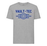 T-Shirt Homme Col Rond Vault-Tec Geek Jeux Video Dystopie Science Fiction