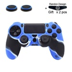 02-DATA FROG Silicone Camo suojaava ihokotelo Playstation 4 PS4 Pro Slim Controller -ohjaimelle Pehmeä kansi PS4-ohjaimen lisävarusteille