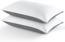 Memory Foam Pillow 2 Pack, Soft Bed Pillows for Side & Back Sleepers, 60x40cm