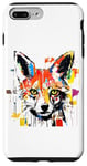 iPhone 7 Plus/8 Plus Colorful Fox Head Pop Art Painting Case