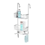 Better Living Products 13634 VENUS 3-Tier Over the Shower Door Caddy, Grey