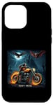 Coque pour iPhone 12 Pro Max Heavy Metal Thrash Hard Rock Horreur Rocker Tenue moto