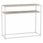 Console Design 'Miraza' 100cm Naturel & Blanc