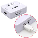 Mini Composite CBS to AV2HDMI Audio Converter RCA/AV to HD Adapter 720P 1080P