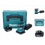 DBO480G1J Ponceuse vibrante sans fil 112 x 102mm 18V + 1x Batterie 6,0Ah + Coffret - sans chargeur - Makita