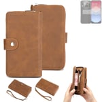 portefeuille + Housse de protection pour Oukitel WP30 Pro couverture marron