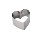 De Buyer Baking Mold Heart Ø14 cm Stainless steel