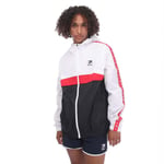 Patrick Mens Carolus Windbreaker in White - Black/White - Size Large